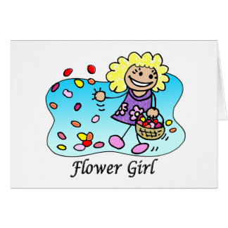 Flower Girl Card