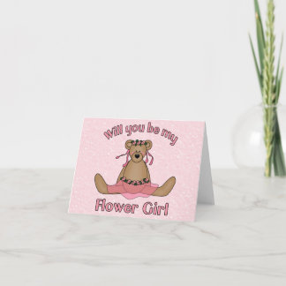 Flower Girl-Karte Karte