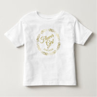 Flower Girl Lacy Gold Filigree Wedding Young Child