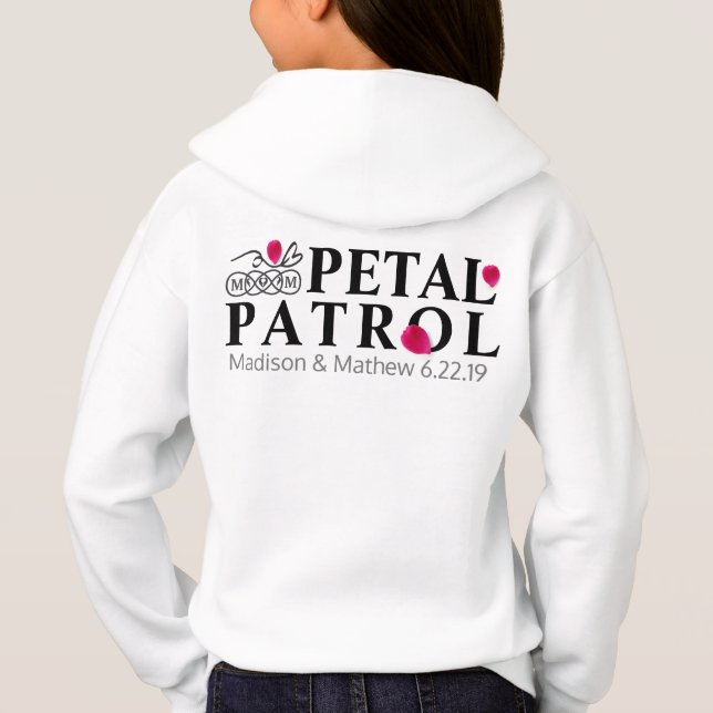 Flower Girl Petal Patrol T Shirt (Rückseite)