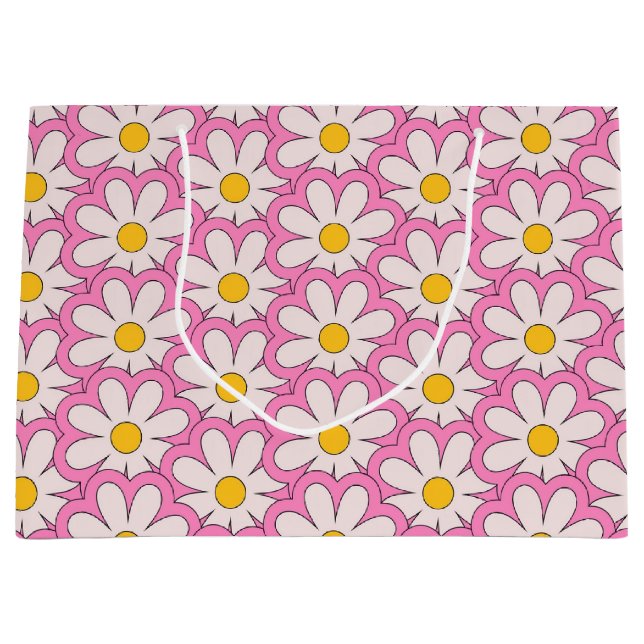 Flower Große Geschenktüte (Vorderseite)