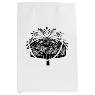 Flower hat mittlere geschenktüte