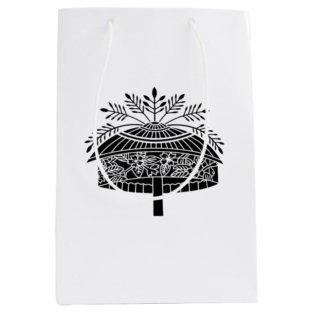 Flower hat mittlere geschenktüte (Vorderseite)