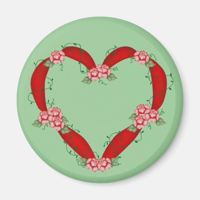 Flower Heart Magnet (Vorne)