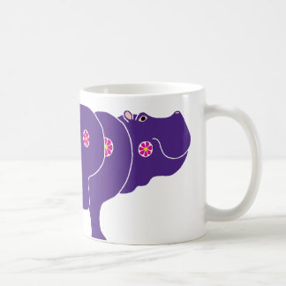 flower hippo tasse