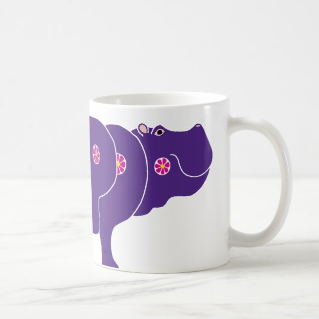 flower hippo tasse (Rechts)