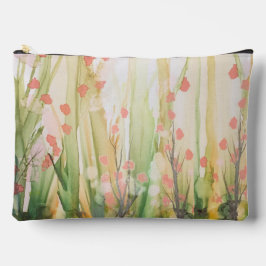 Flower in the Forest Print Cosmetic Bag Zubehörtasche