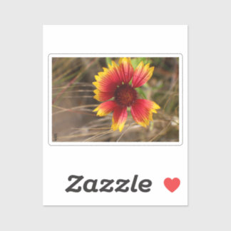 Flower in the Wind Aufkleber