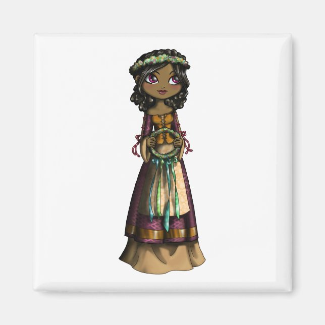 Flower Maiden Magnet (Vorne)