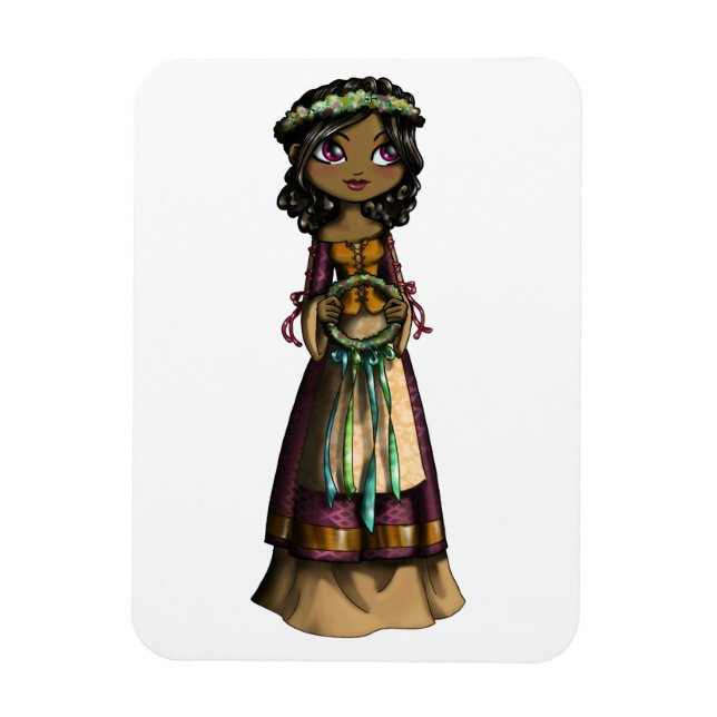 Flower Maiden Magnet (Vertikal)