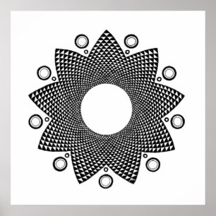 Flower Mandala III Poster