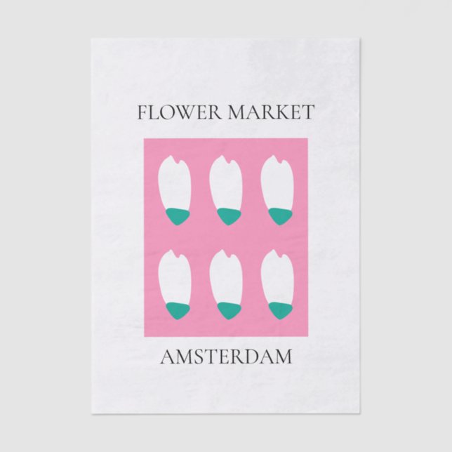 Flower Market - Amsterdam Seidenpapier (Vorderseite)