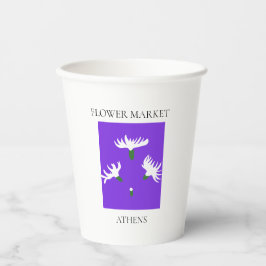 Flower Market - Athens Pappbecher