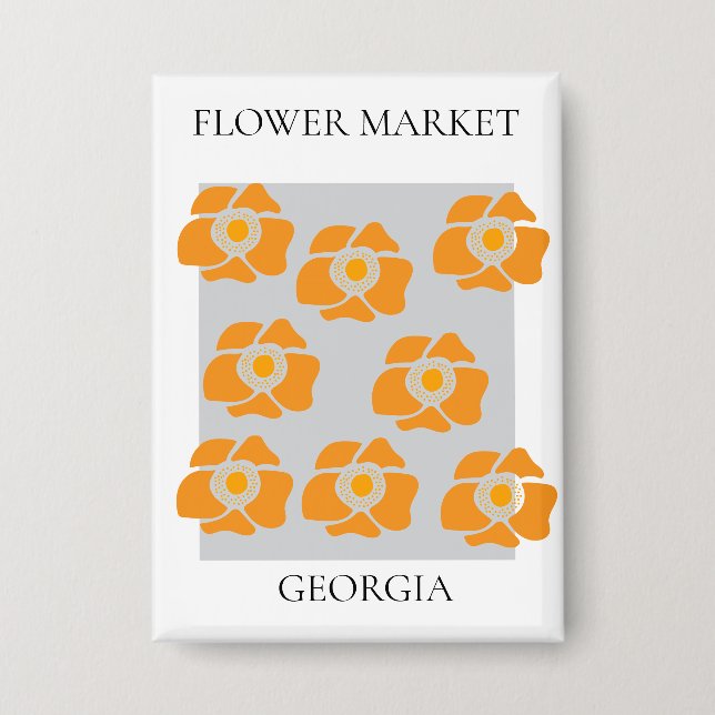 Flower Market - Georgia Button (Vorderseite)