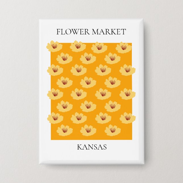 Flower Market - Kansas Button (Vorderseite)