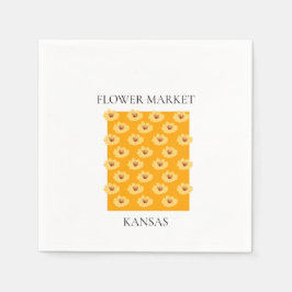 Flower Market - Kansas Serviette