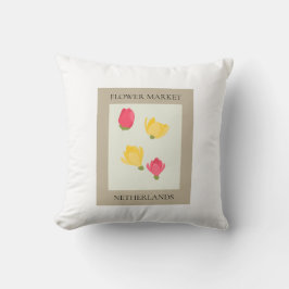 Flower Market - Netherlands Kissen