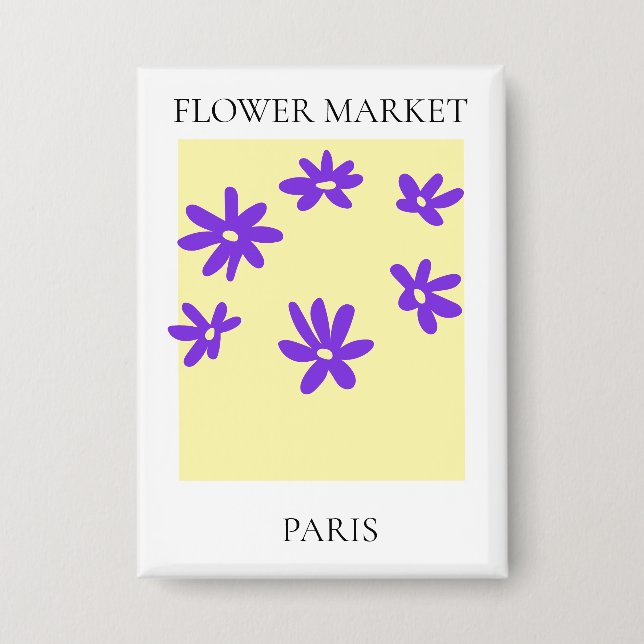 Flower Market - Paris Button (Vorderseite)