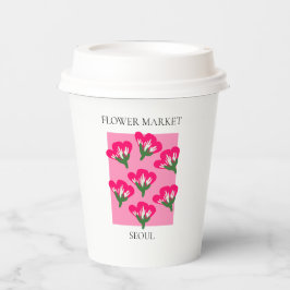 Flower Market - Seoul Pappbecher