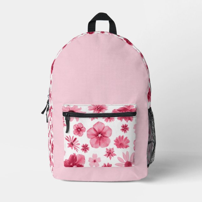 Flower mochila bedruckter rucksack (Vorderseite)