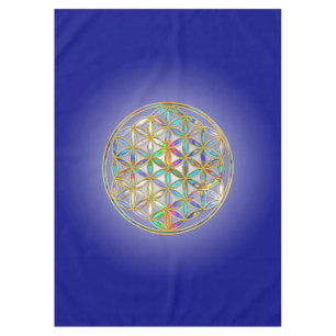 Flower Of Life / Blume des Lebens - farbenfroher G Tischdecke