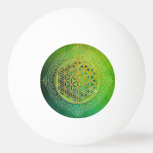 Flower Of Life / Blume des Lebens - Ornament II Tischtennisball
