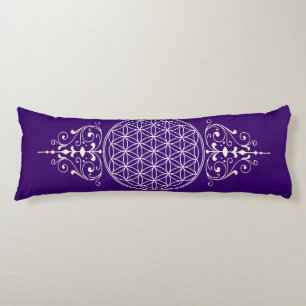 Flower of Life / Blume des Lebens - vintage I Seitenschläferkissen