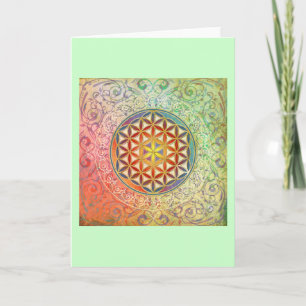 Flower of Life - Ornament I Karte