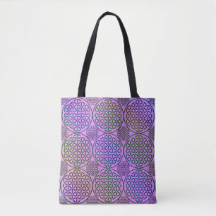 Flower of Life - Stempel-Grunge-Muster 3