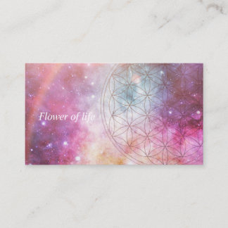 Flower of life visitenkarte