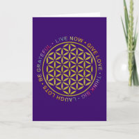 Flower Of Life with Rules Of Life