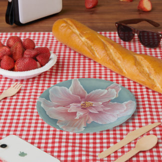 Flower paper plate pappteller