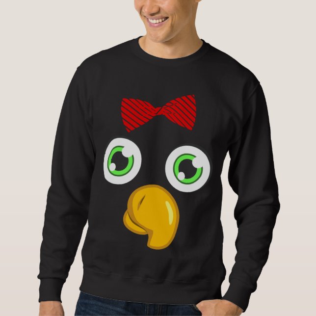 Flower Parrot Animal Halloween Costume Sweatshirt (Vorderseite)