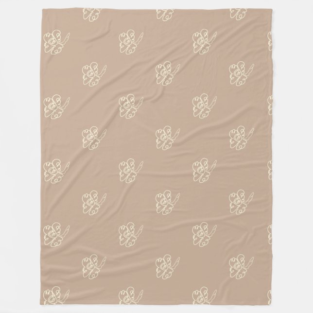 flower pillow fleecedecke (Vorderseite)