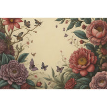 Flower Poem Postcard 6 Gewebeschneidung