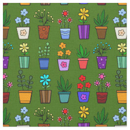 Flower Pots Stoff