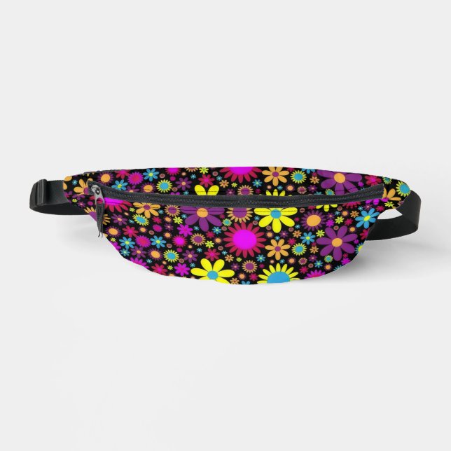 Flower Power Bauchtasche (Vorderseite)