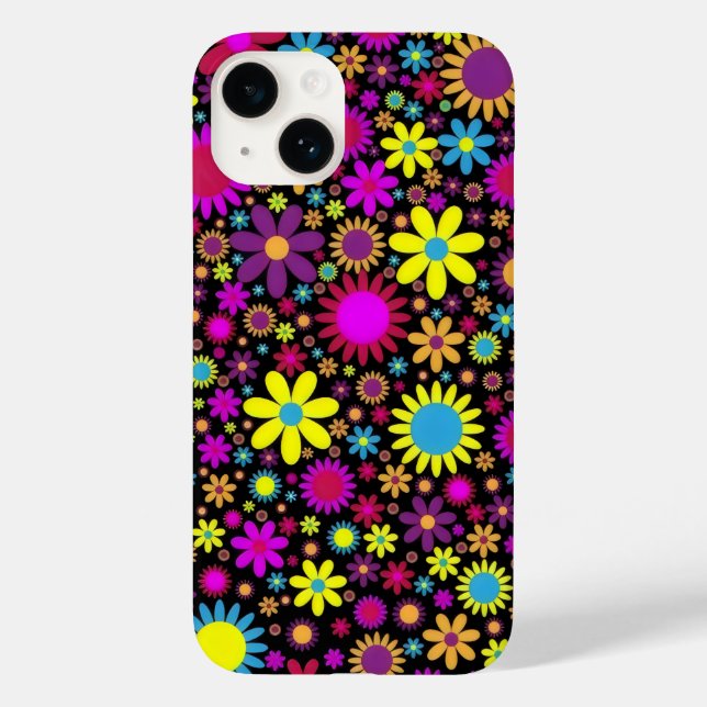 Flower Power Case-Mate iPhone Hülle (Rückseite)
