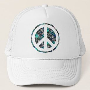 Flower Power Frieden II Truckerkappe