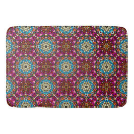 Flower Power Groovy Garten Badematte