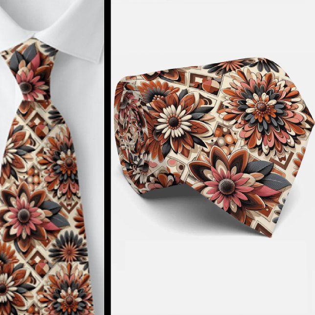 Flower Power Hippie-Halstuch Krawatte (Von Creator hochgeladen)