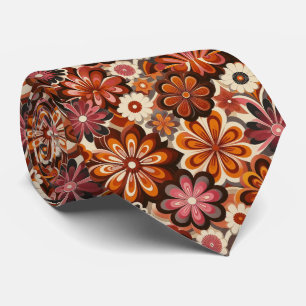 Flower Power Hippy-Schlips Krawatte
