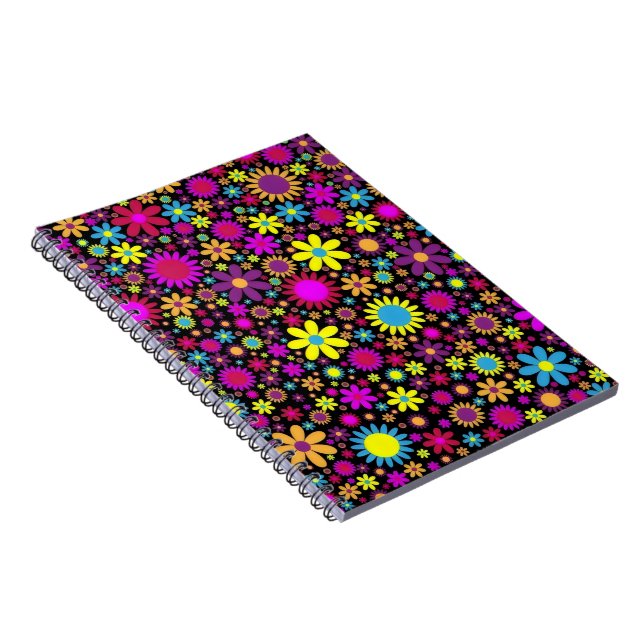 Flower Power Notizblock (Rechte Seite)