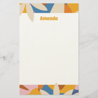 Flower Power Notizblock Briefpapier
