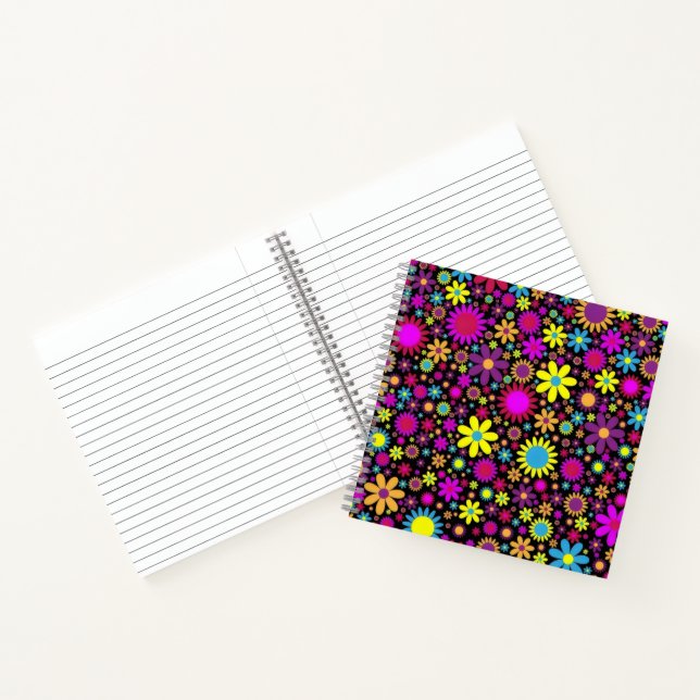 Flower Power Notizbuch (Innenseite)