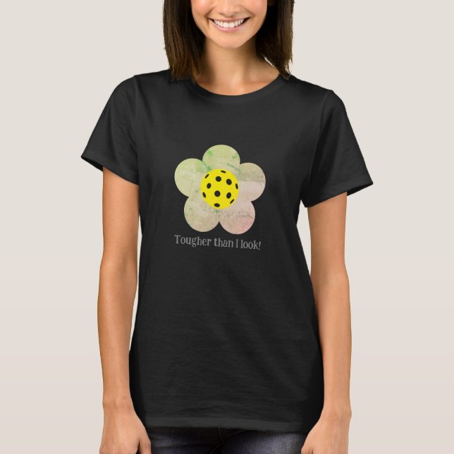 Flower Power Pickleball T-Shirt (Vorderseite)
