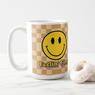 Flower Power Retro Daisy Sunflower Mug - 70s  Kaffeetasse