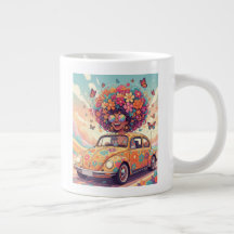 Flower Power Ride Tasse