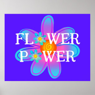 Flower Power Sofortdownload Poster