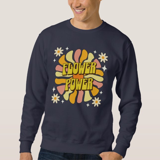 Flower Power Sweatshirt (Vorderseite)